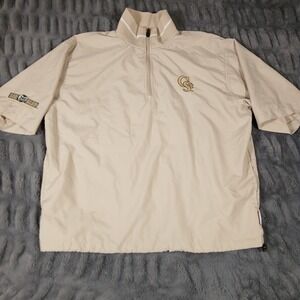Russell Athletic Colorado State Ram Club Pullover Short Sleeve Jacket Mens M